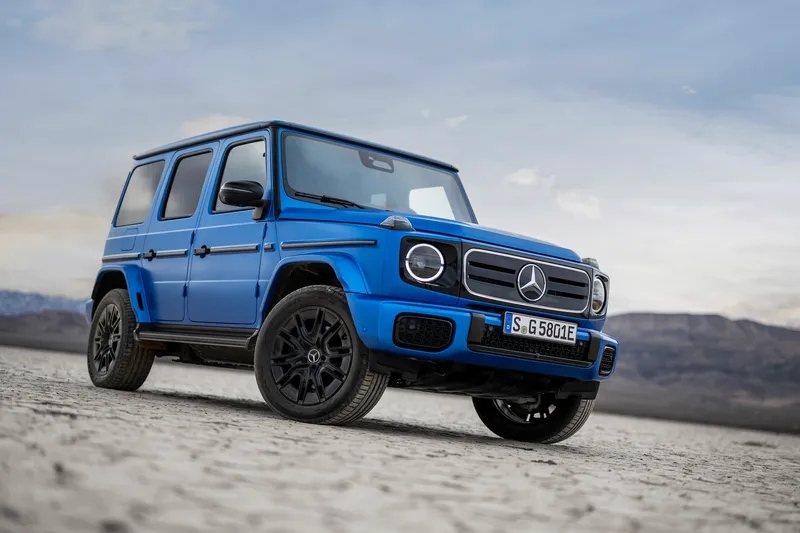 The all-electric Mercedes G-Class ratchets up the tech and off-road  capability | TechCrunch