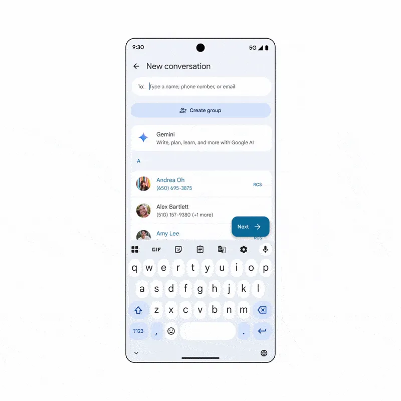 Google Messages will let you set custom icons for group chats.
