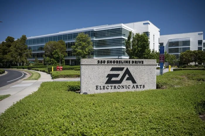 Electronic Arts headquarters in Redwood City, Calif.