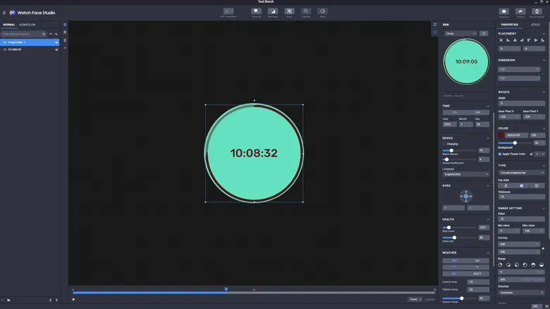Building a custom watch face in Samsung Watch Face Studio
