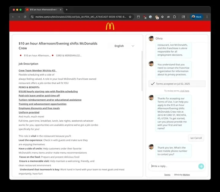McDonalds AI