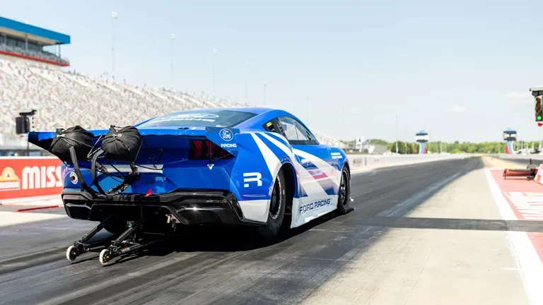 Ford Mustang Cobra Jet 2200 Debuts as 2,200-HP Electric Drag Car