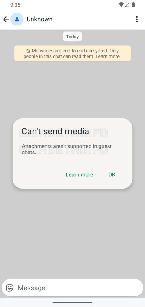 WhatsApp mesaj