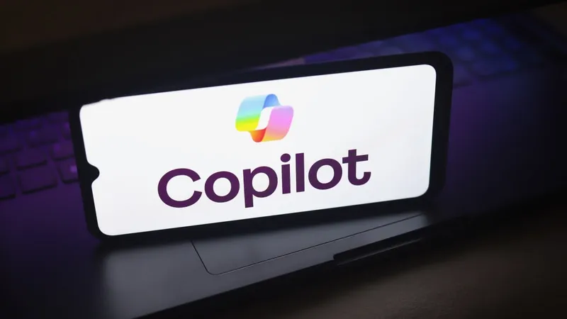 the copilot logo appears on a phone screen