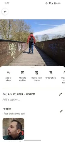 google photos arxadan tanıyır