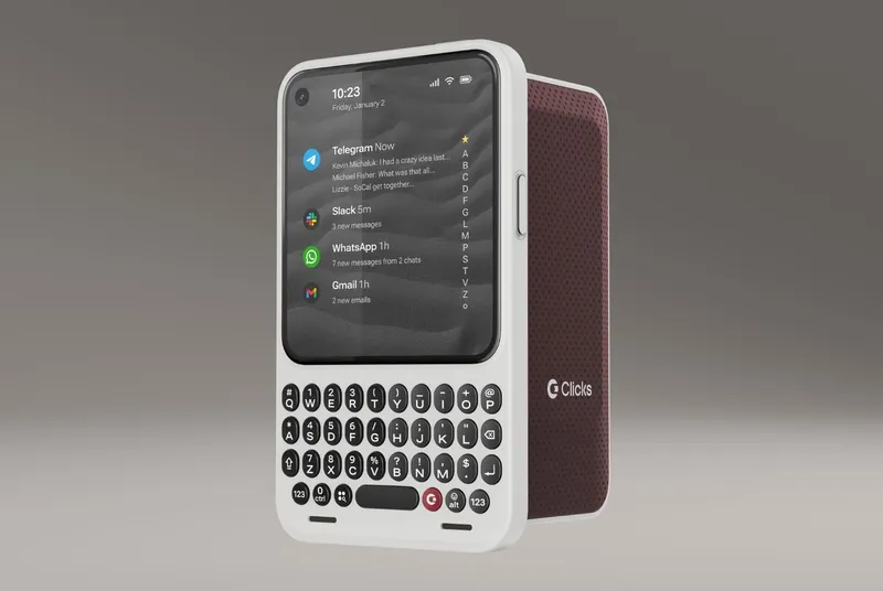 The Clicks Communicator is a BlackBerry for your phone | The Verge