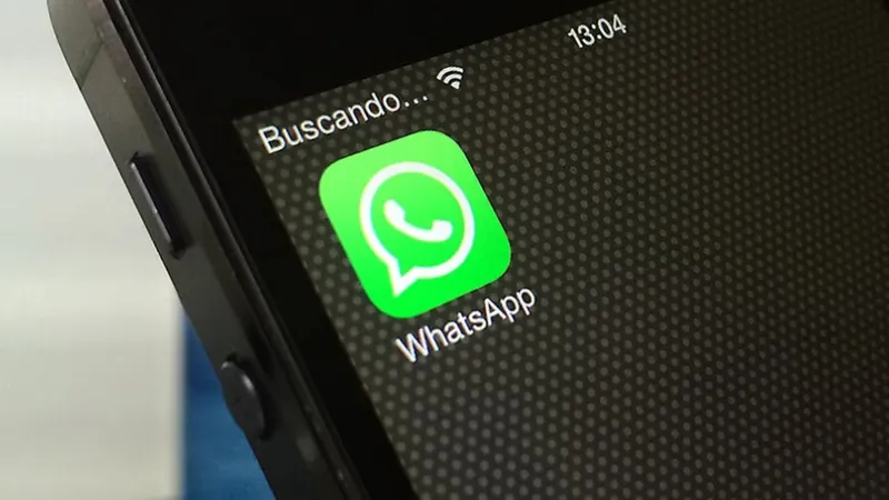 Photo of Whatsapp app on a mobile phone