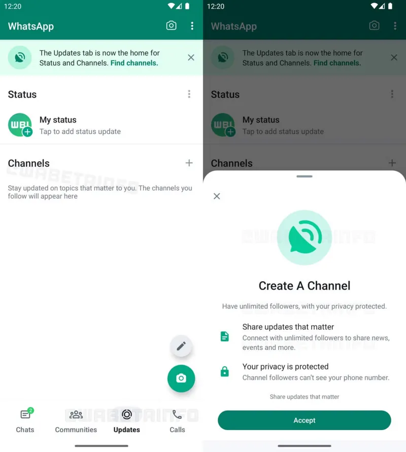 WhatsApp kanal