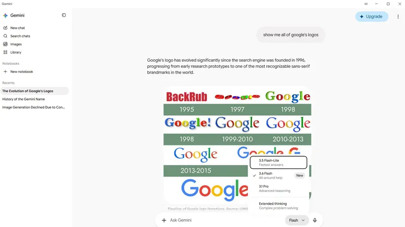 Google Windows 10 və 11 üçün Gemini süni intellekt tətbiqini buraxıb