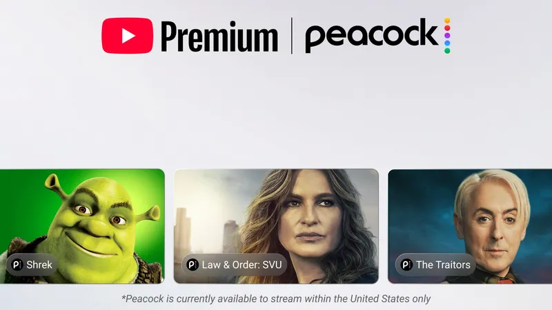Peacock Included With YouTube Premium in Major Deal