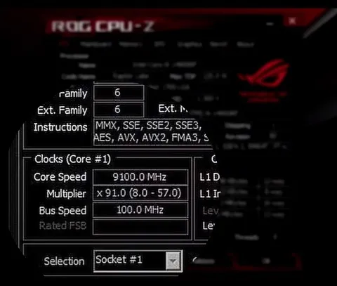 Intel Core 9.1 GHz