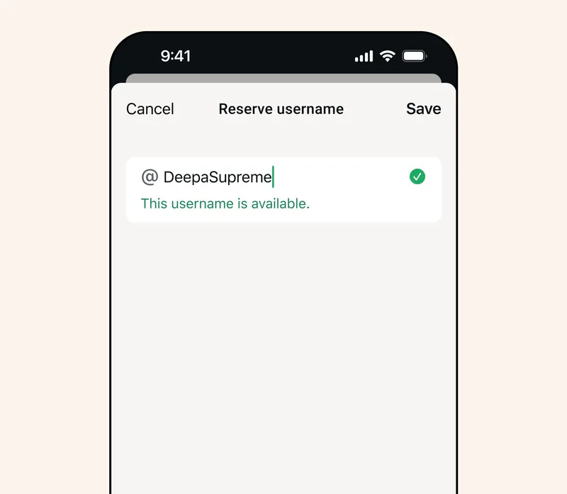 It's Time to Reserve Your WhatsApp Username