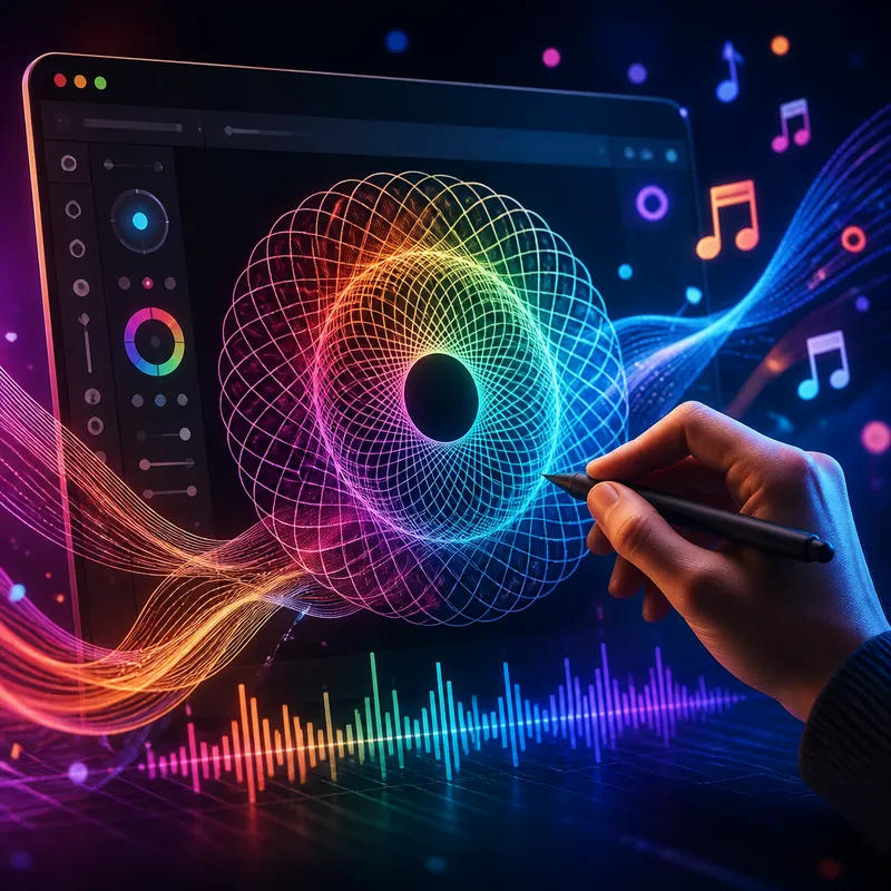 Musical Spirograph: Brauzerdə həm rəsm çəkən, həm də musiqi yaradan hipnotik veb alət