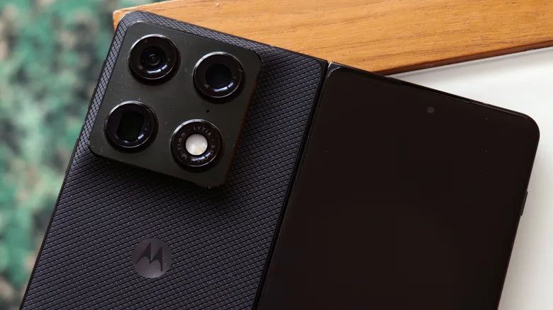 The Razr Fold features three rear cameras including its primary 50MP main sensor.