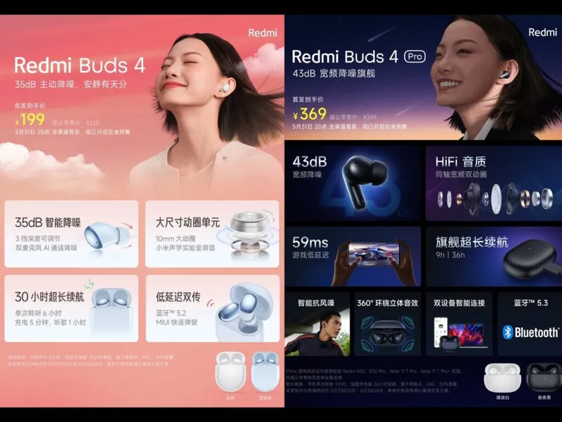 redmi buds 4 təqdim edildi
