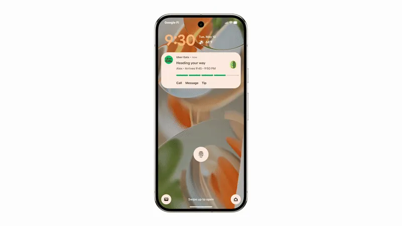 Live Updates should make it easier to keep track of deliveries and rides.