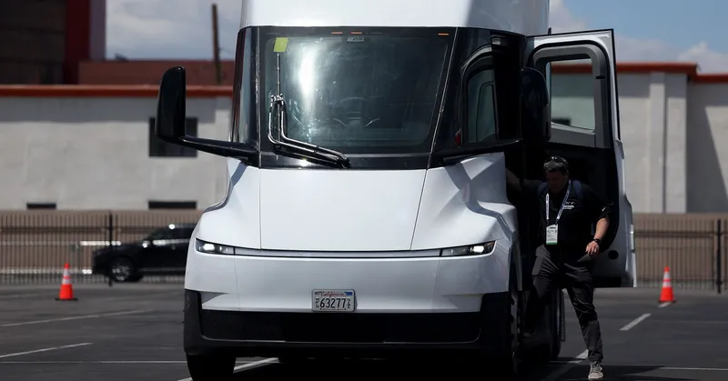 Tesla tam yüklə 805 km gedən Semi yük maşınını kütləvi istehsala keçirdi