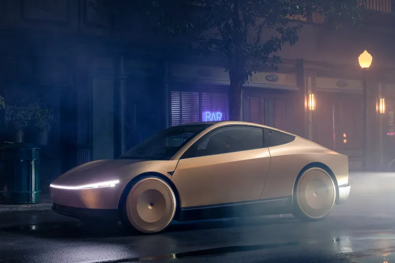 Tesla Cybercab with 48 kWh battery and front-mounted motor revealed -  electrive.com