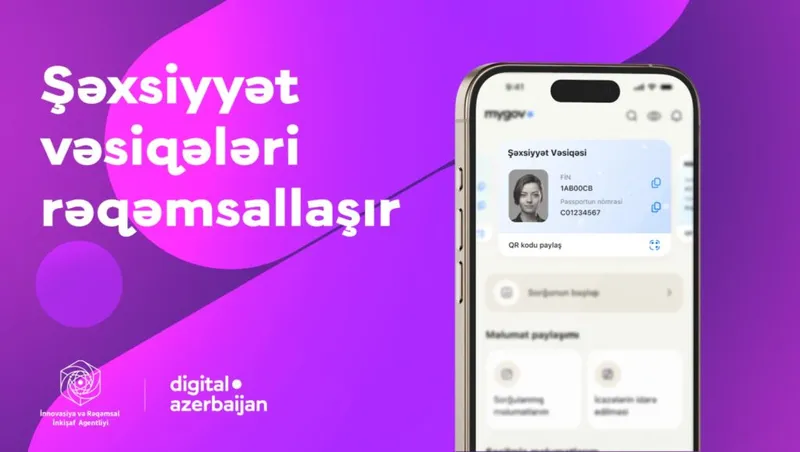 Şəxsiyyət vəsiqəsi rəqəmsal