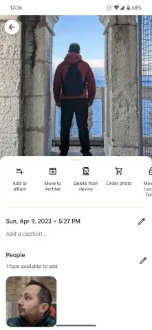 google photos arxadan tanıyır