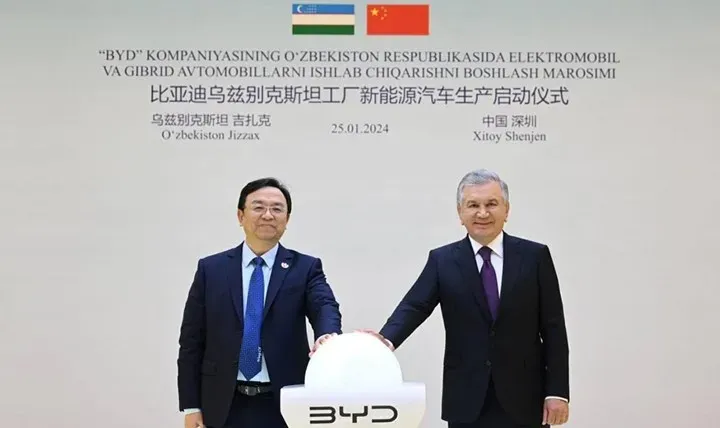 BYD Özbəkistanda