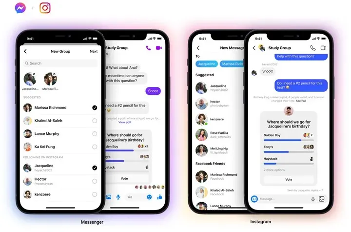 Messenger Instagram söhbət bağlantısı