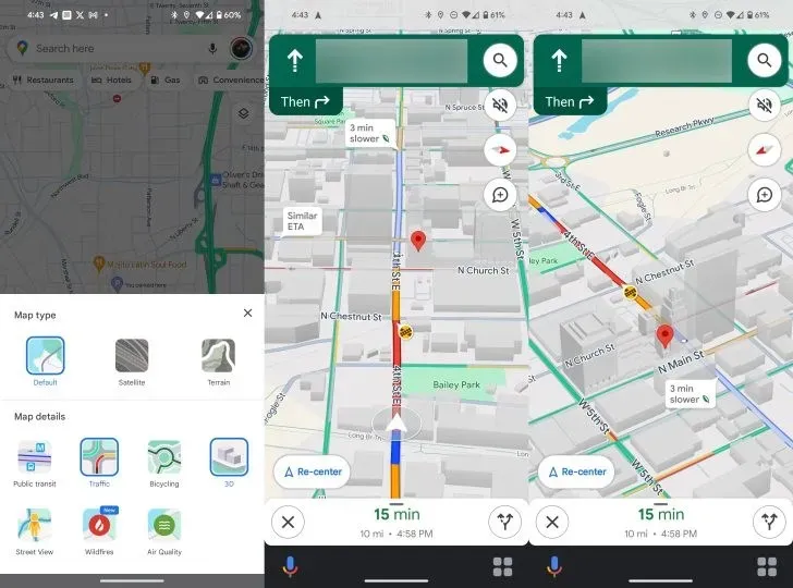 Google Maps 3D görünüş