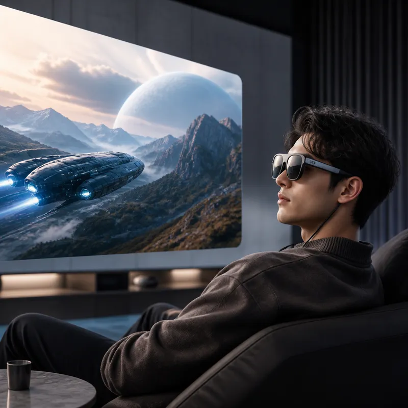 XREAL a01: Filmlərə smart eynəklə baxmaq həqiqətən rahatdır?