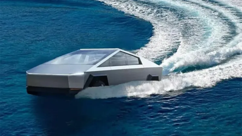 Tesla Cybertruck üzə biləcək