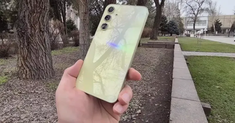 Galaxy A55 canlı görüntüləri