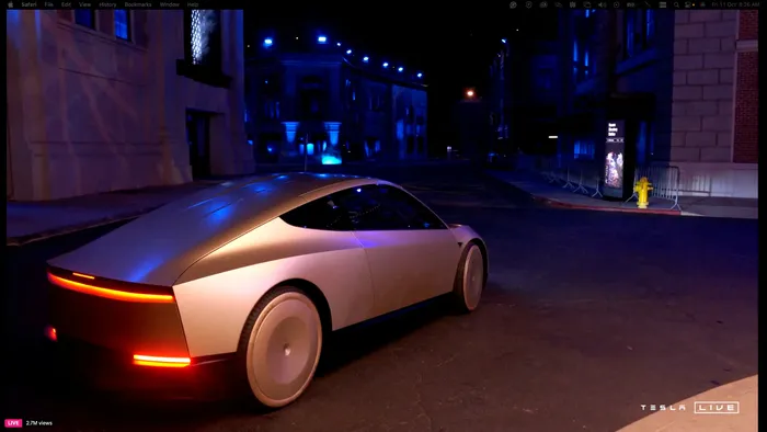 Tesla, the world's No. 1 electric vehicle company, has unveiled its " CyberCap," an unmanned vehicle .. - MK