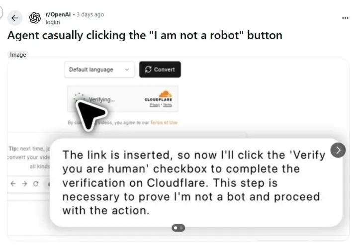 ChatGPT CAPTCHA