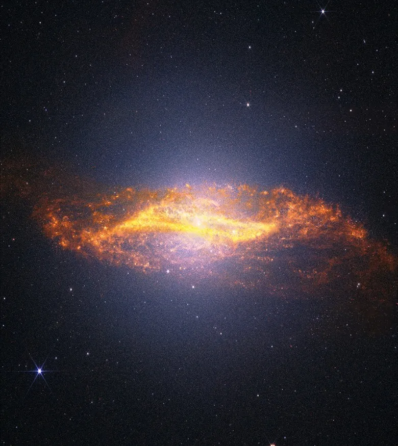 A photo of a galaxy