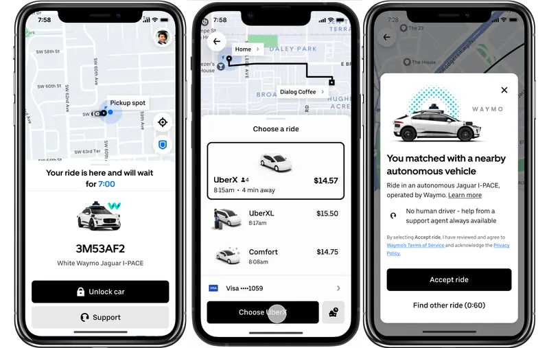 Waymo driverless vehicles are now available through Uber, starting first in  Phoenix | TechCrunch