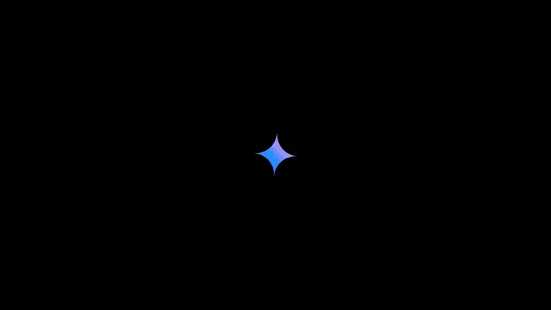 Animation showing the “2.0 Flash Thinking Experimental” AI model at work answering a question.