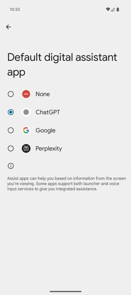 ChatGPT android
