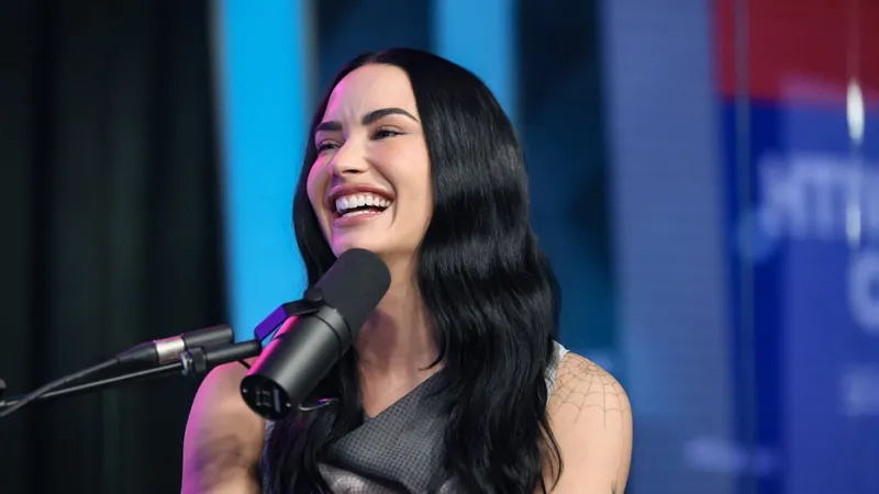 Demi Lovato visits the SiriusXM Studios