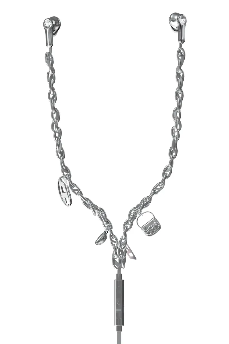 Women's Wired Earbuds and charms | Silver | Diesel