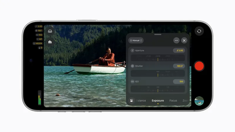 Apple Final Cut Camera tətbiqinə dəyişən diafraqma dəstəyi əlavə etdi