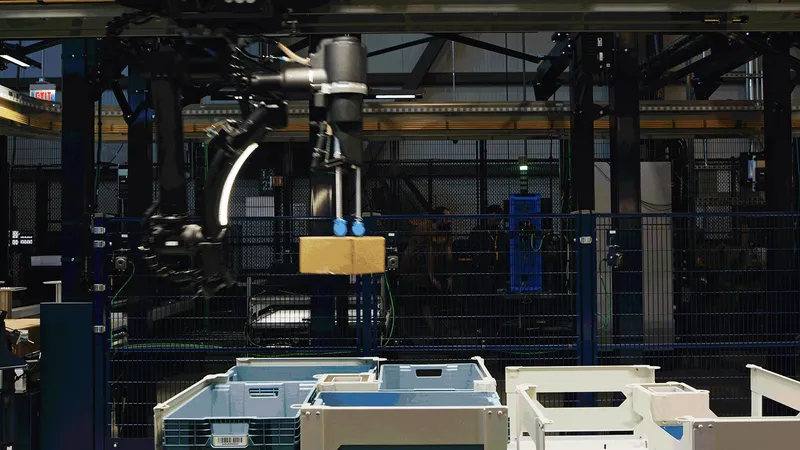 Amazon's new robot Blue Jay capable of moving thousands of packages at high  speeds