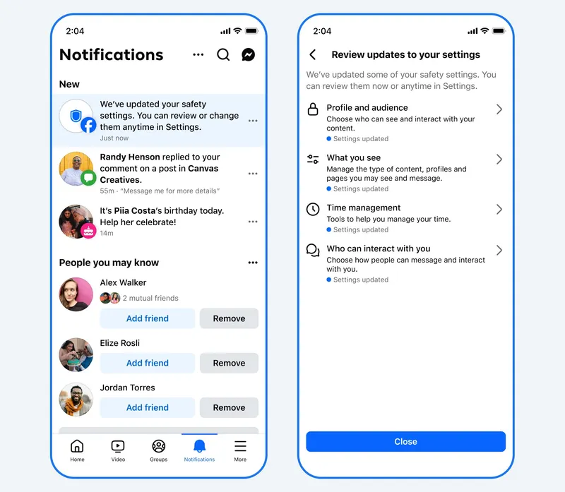 Facebook is going to start automatically putting underage users into Teen Accounts, too.