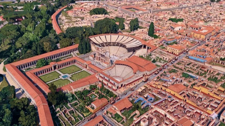 A fake Pompeii.
