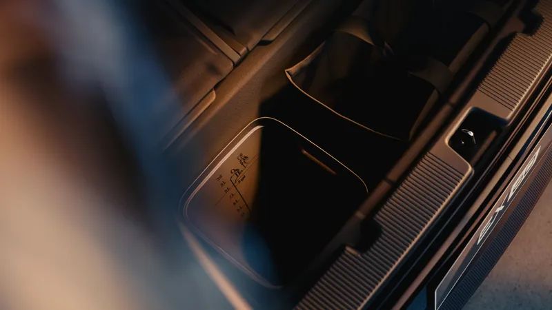 The interior looks to be as quirky as Volvo’s other EVs, like the EX30 and EX90.