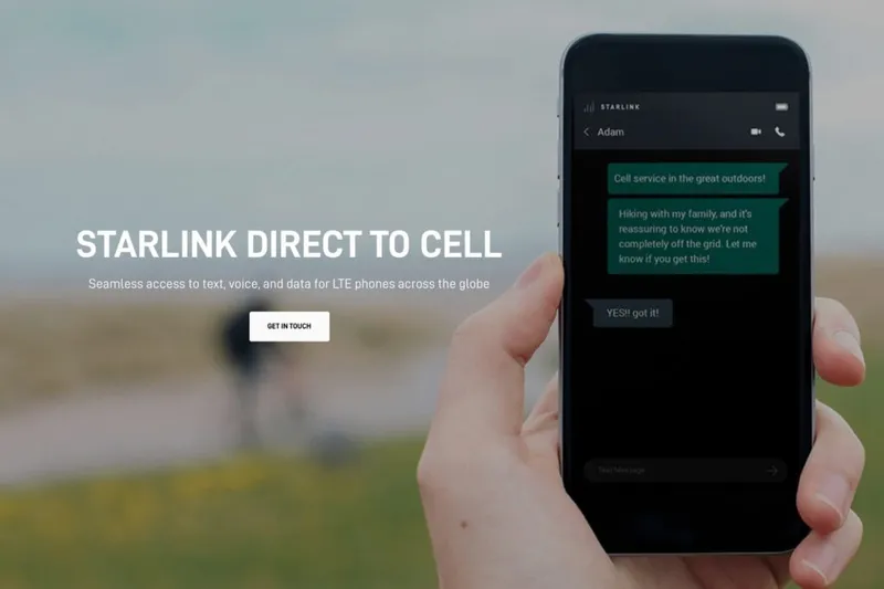 smartfonlar birbaşa Starlink