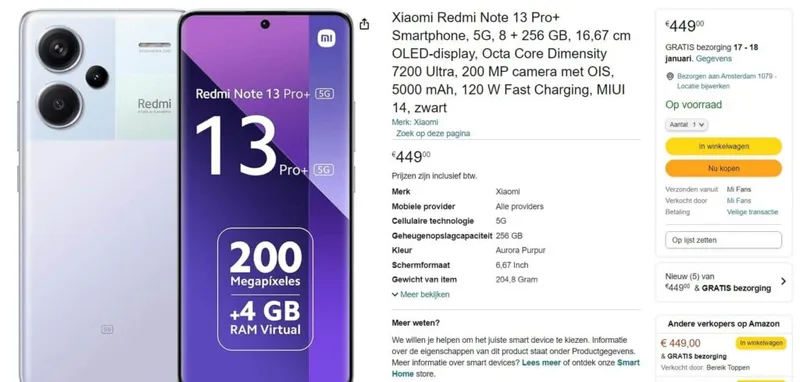 Redmi Note 13 qlobal