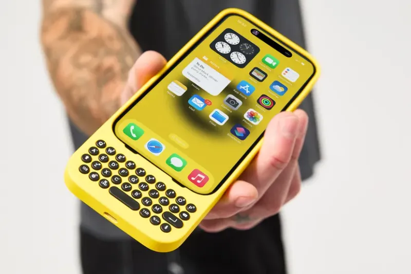 iPhone düyməli telefon örtüyü