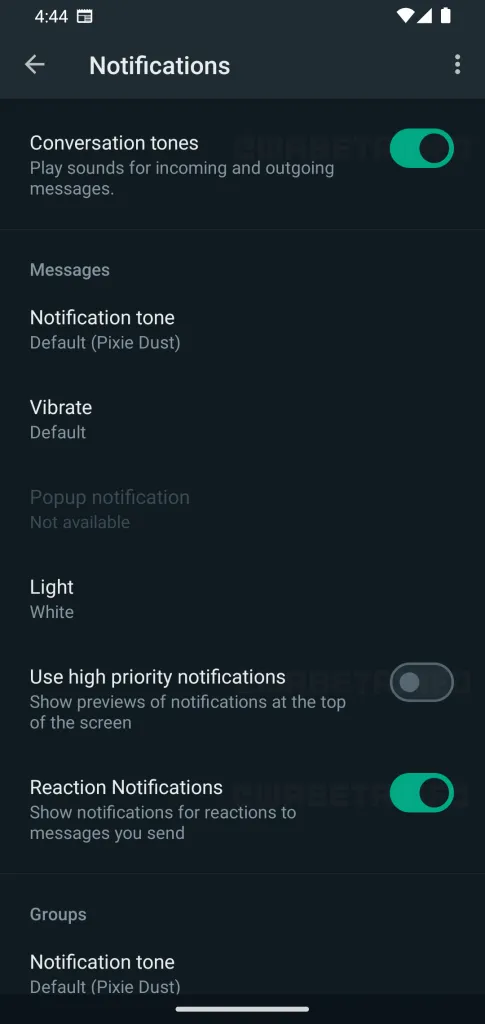 WhatsApp Material You